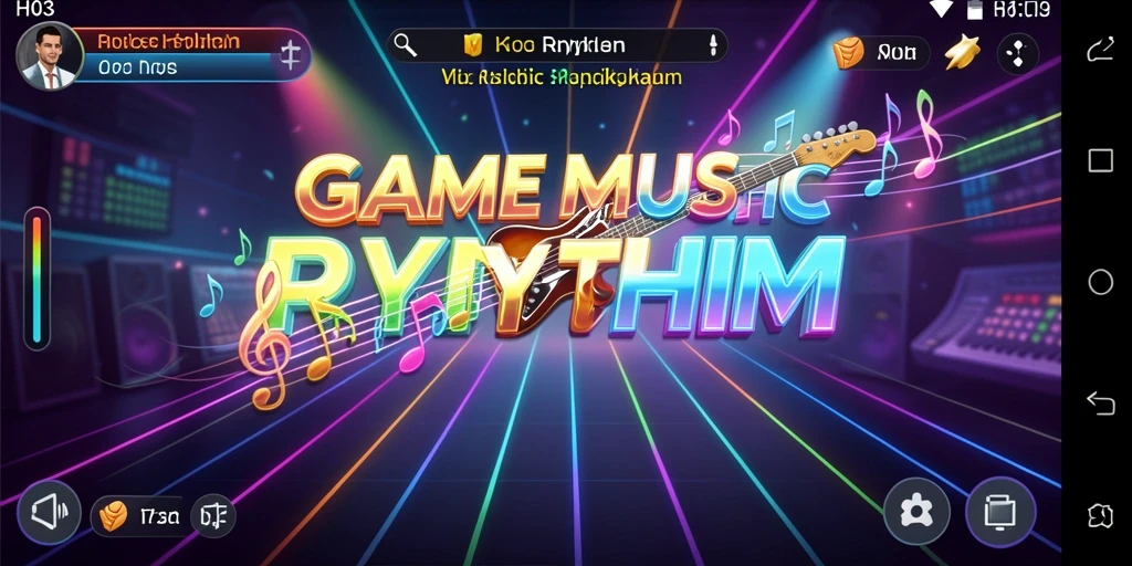 Tampilan antarmuka H03 dengan fitur Musik Rhythm yang menarik.