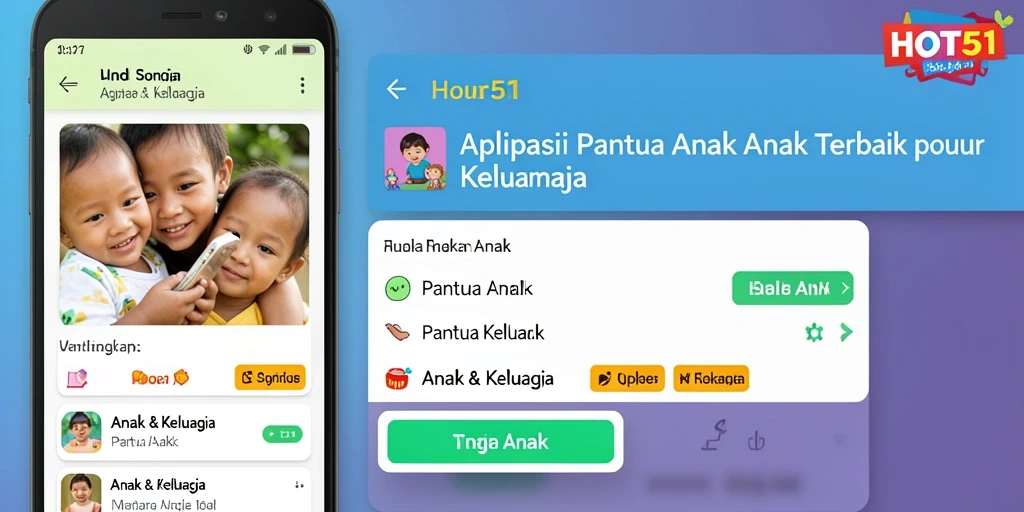 Tampilan antarmuka aplikasi HOT51 yang intuitif dan informatif.