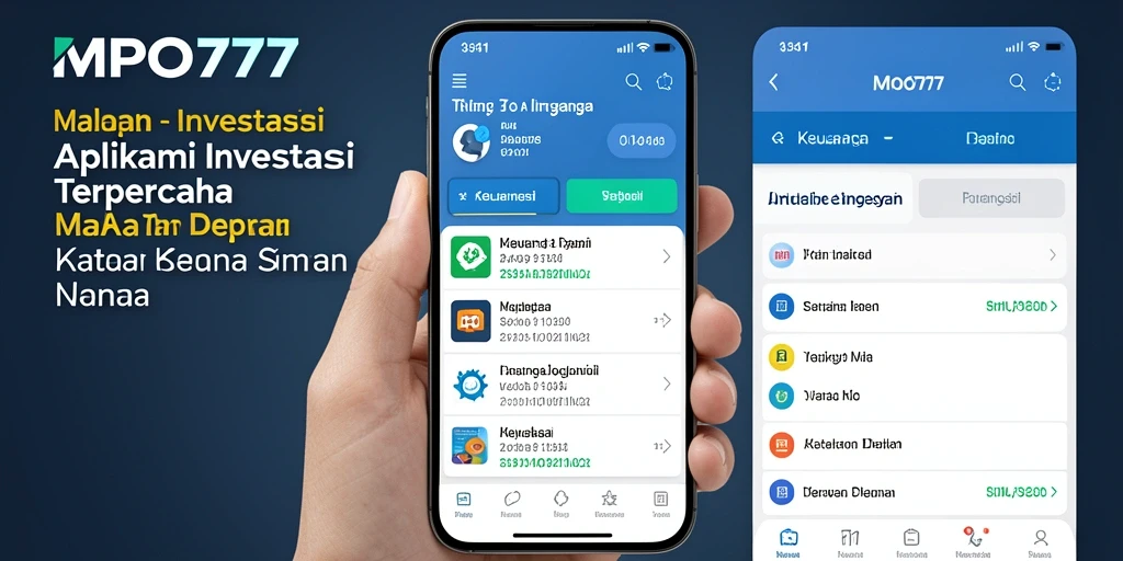 Tampilan antarmuka MPO777 yang modern dan informatif.