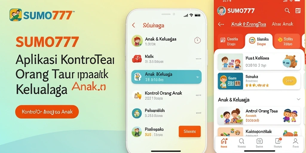 Antarmuka SUMO777 yang intuitif untuk kontrol orang tua.