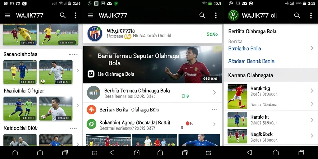 Tampilan antarmuka utama WAJIK777 yang informatif dan menarik.
