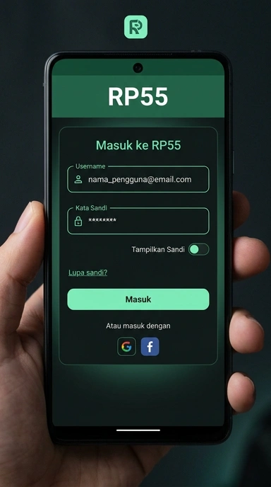 Masuk ke akun rp55 untuk pengguna Android Indonesia